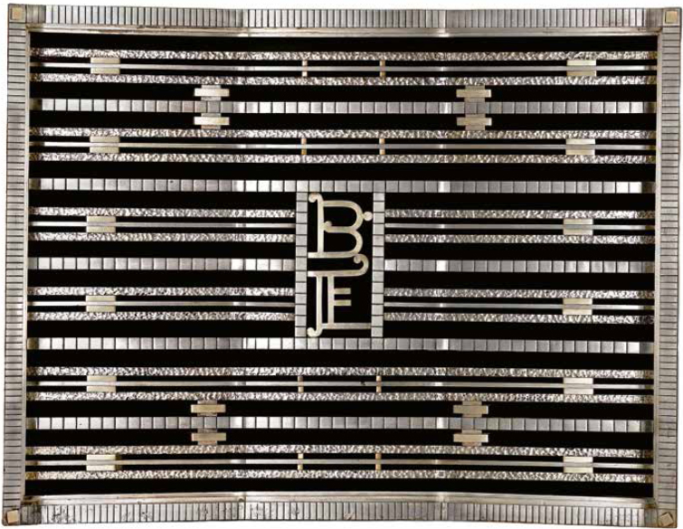 Cerrajería Artística Francisco Torras. ‘Radiator grille’, 1935. Steel structure. Banco de España Collection