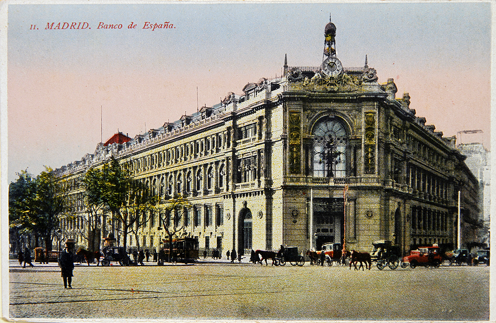 Postcard. Madrid. 1920. Collotype.