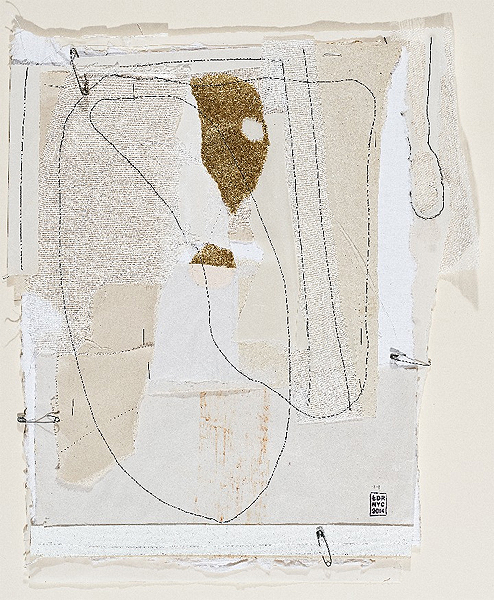 Elena del Rivero. #9 2014 Safety Pins Wound, 2014. 41,3 x 29,2 cm. Colección Banco de España.