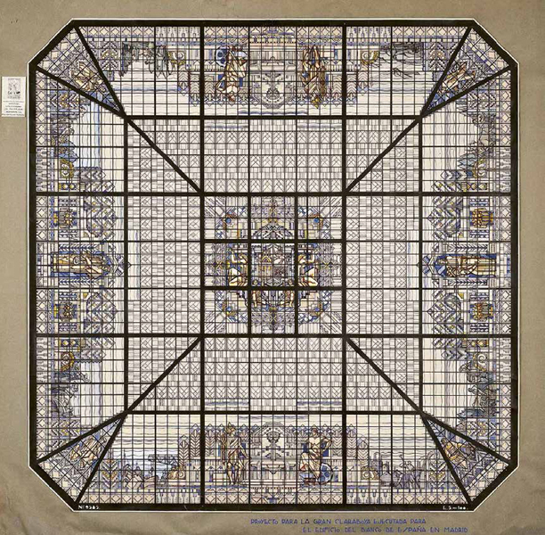 Alberto Martorell (Sant Feliu de Guíxols,  1890 - Calí, Colombia, 1979) Maumejean Hermanos, Madrid (1923-1970). Museo Nacional de Artes Decorativas, depositado  en la Fundación Centro Nacional del Vidrio 