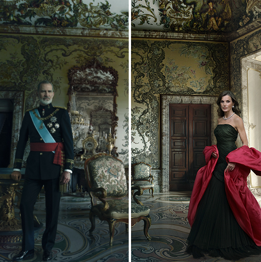 OBRA DESTACADA. Rey Felipe VI y Reina Letizia. La última incorporación a la galería de retratos del Banco