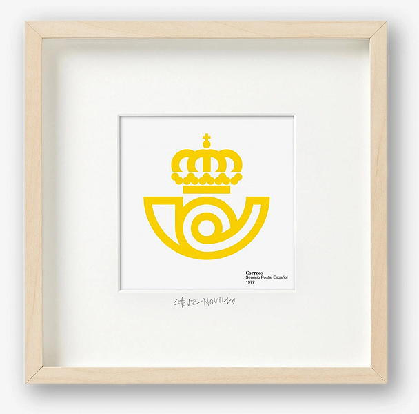 José María Cruz Novillo. Logo de Correos, Servicio Postal Español, 1977. Fuente imagen: Web de Cruz más cruz. Diseño y arquitectura