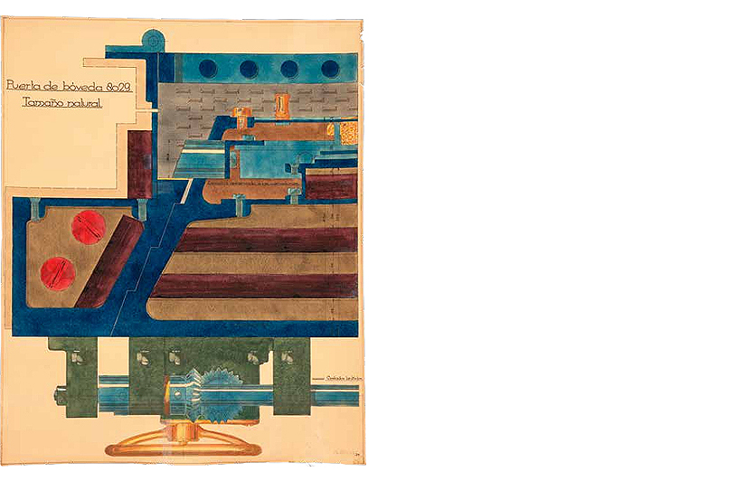 Autor desconocido. Puerta de b&oacute;veda 8029 (