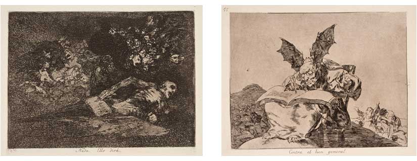 Francisco de Goya: Nada. Ello dirá | Contra el bien general