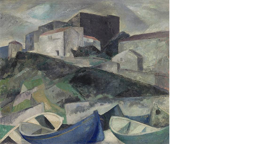 Daniel Vázquez Díaz: Paisaje de Fuenterrabía, 1927. Colección Banco de España