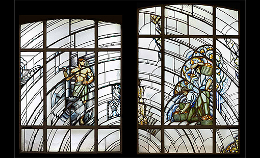 Las vidrieras del taller Maumejean Hermanos, uno de los conjuntos decorativos más emblemáticos del «art déco» institucional europeo del pasado siglo