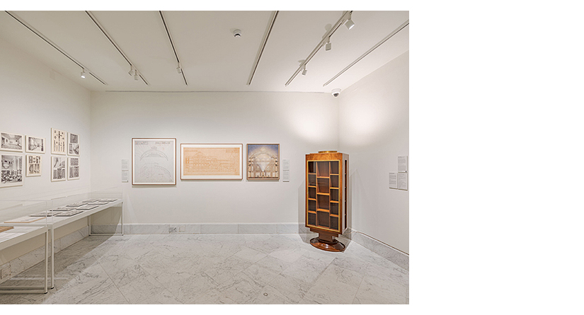 Vista de sala de la exposición 'Alegorías de un porvenir'