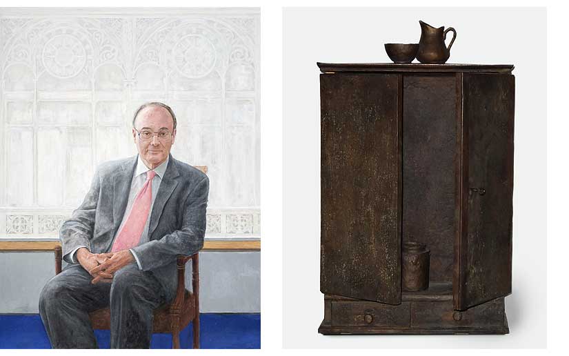  Carmen Laffón: Retrato de Luis María Linde de Castro (2018-2020) | Armario de bronce I (1995)