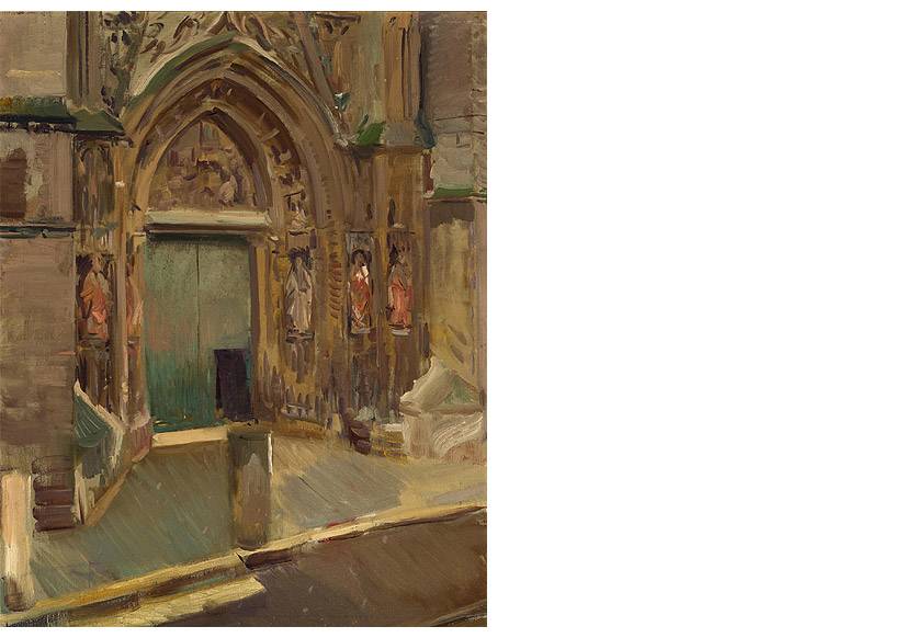 Joaquín Sorolla y Bastida: Antigua puerta de la catedral de Sevilla (1910)