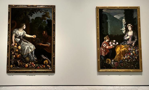 "Pomona y Vertumno" y "Ofrenda a Flora", dos obras capitales en la producción de Juan van der Hamen