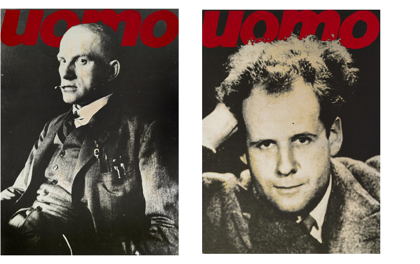 Rogelio López Cuenca: 'Uomo (Maiakovski)' (1992) y 'Uomo (Eisenstein)' (1992)