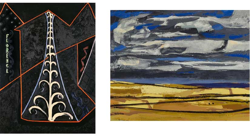 Alfonso de Olivares: París (1917) | Joaquín Vaqueros Palacios: Nubes sobre Castilla (1960)