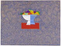 Frutero del mercado de la plaza de Lugo [Lugo Market Fruit Bowl]