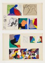 Dibujos y gouaches preparatorios París 1959-61