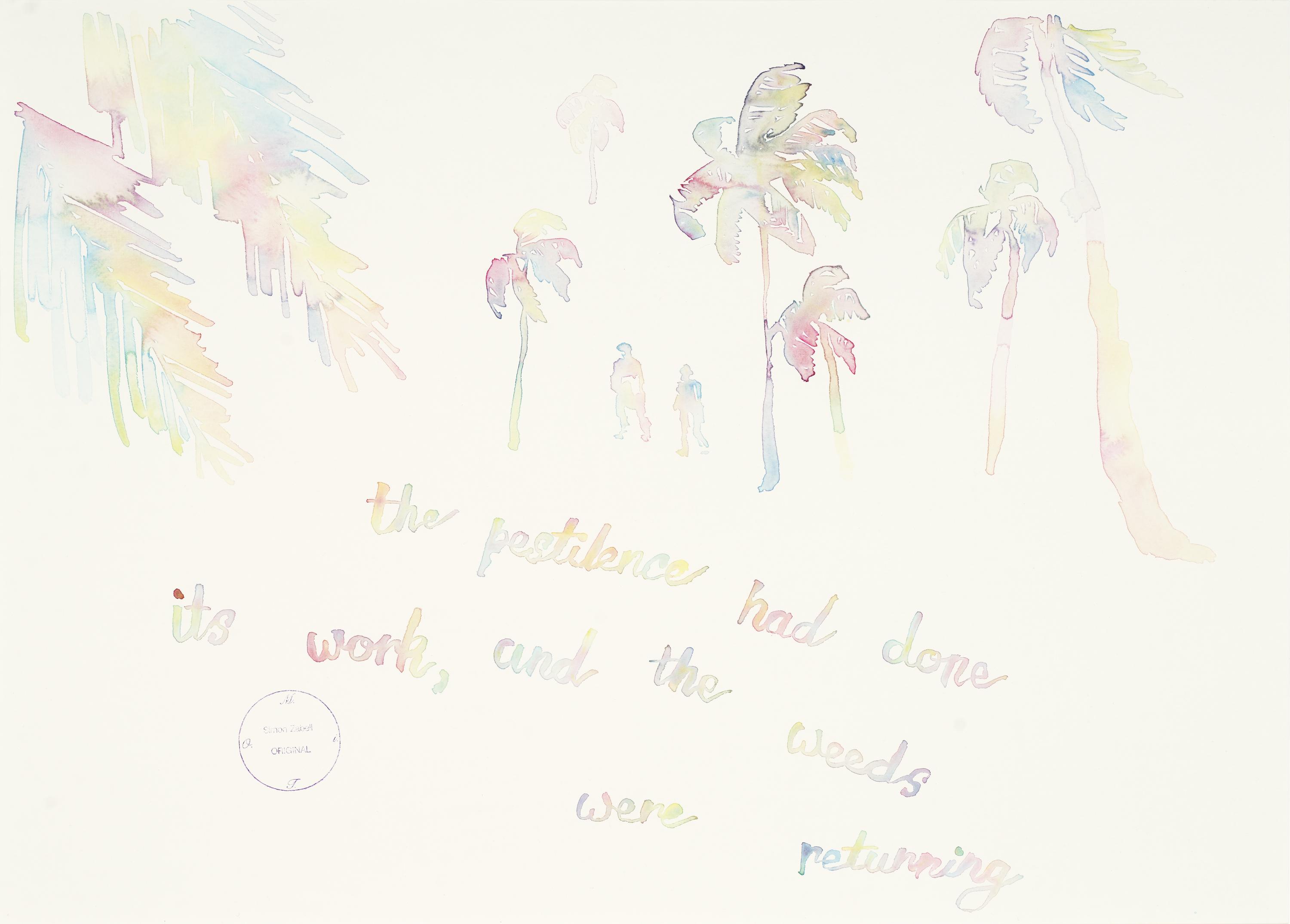 The pestilence had done its work, and the weeds are returning