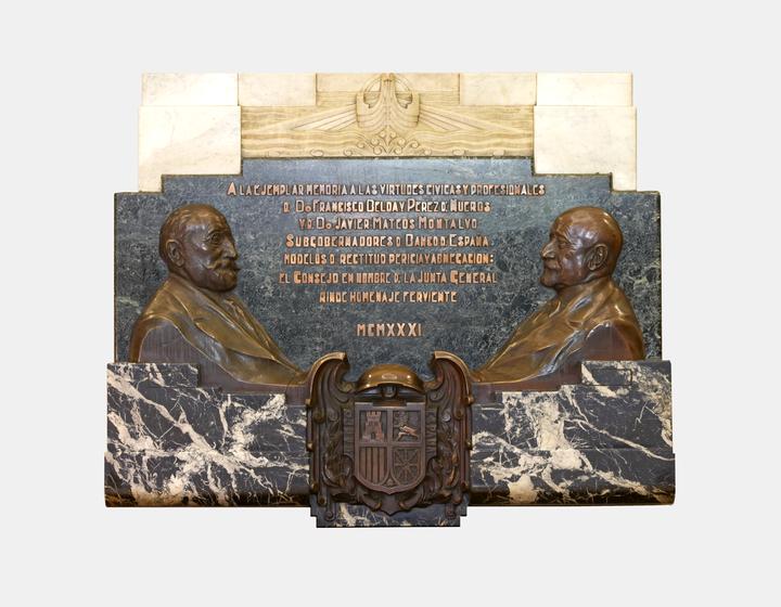Relieve en homenaje a los subgobernadores Francisco Belda y Javier Mateos