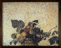 Still Life with a Bouquet of Fruit, after Caravaggio (de la serie Pictures of Magazines 2)