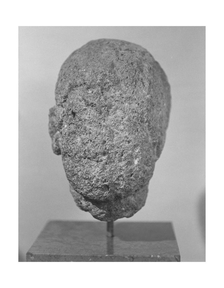 Retrato de desconocido, época tardo-republicana, mediados del siglo I a.c., número de registro MNAT 45640, Museu Nacional Arqueològic de Tarragona (MNAT), Tarragona, 2 octubre, 2007