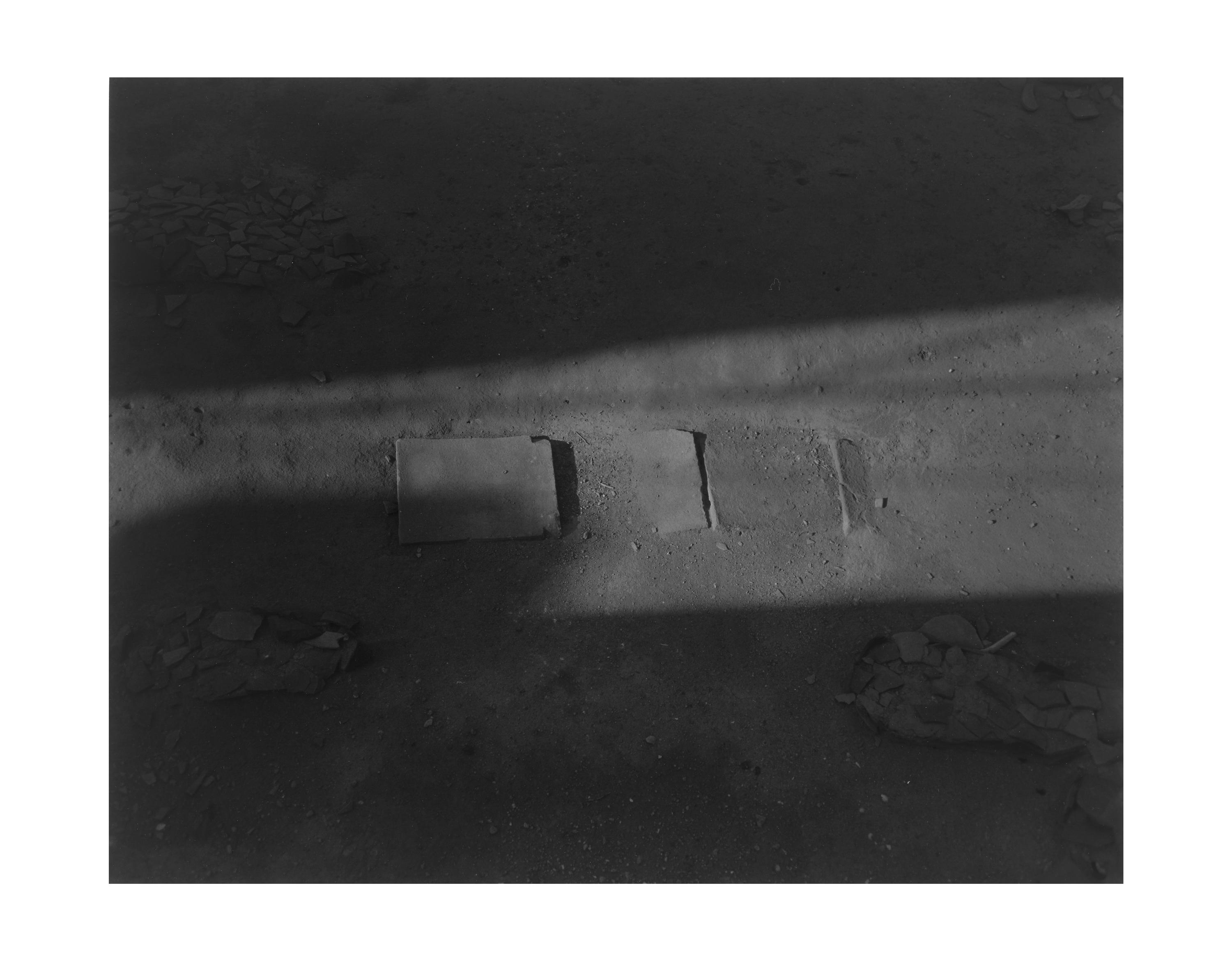 Tomb in 'tegulae' tiles, early Christian burial ground & museum, MNAT (National Archaeological Museum of Tarragona), Tarragona, 2 October 2007