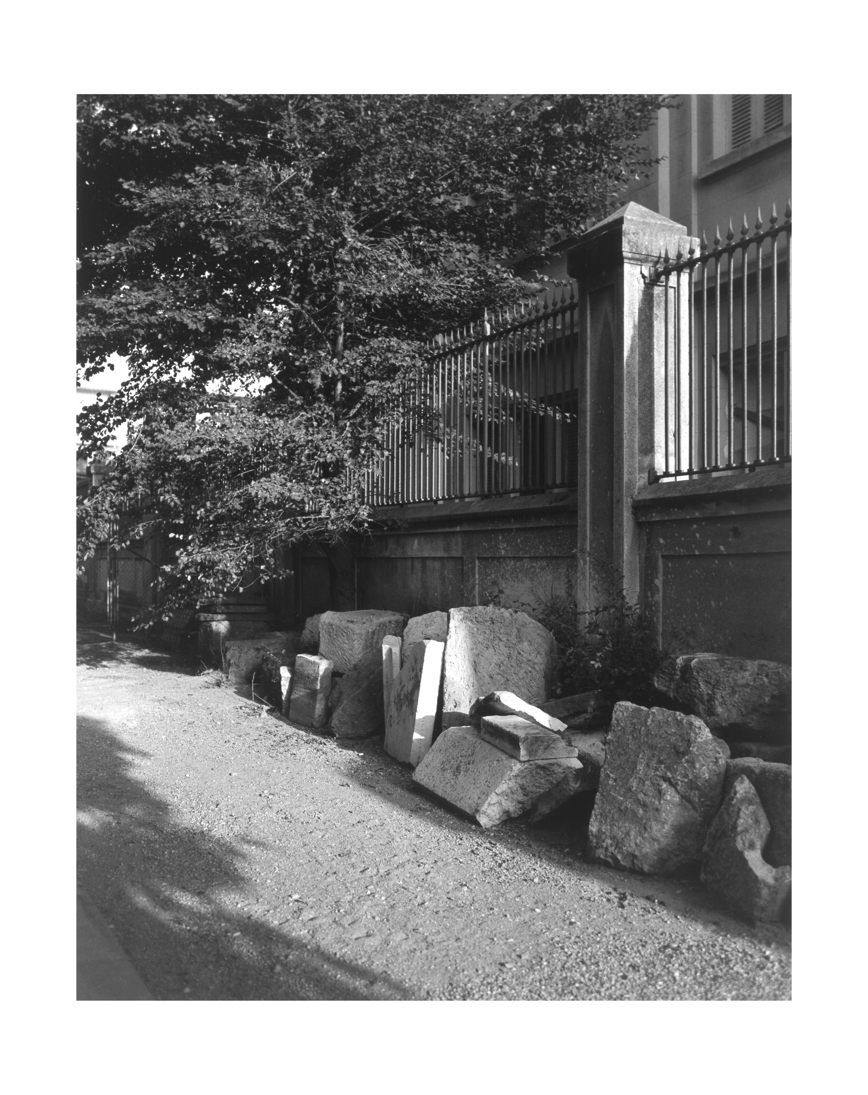 MNAT (National Archaeological Museum of Tarragona), Central Services, exterior, architectural elements from various sources, Tarragona, 2 October 2007