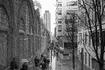 A view of Liverpool Station’s wall