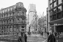Walbrook with Bucklersbury seen from Queen Victoria St.