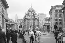 Bank Junction seen from Mansion House St.