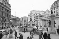 Bank Junction seen from the Royal Exchange Building