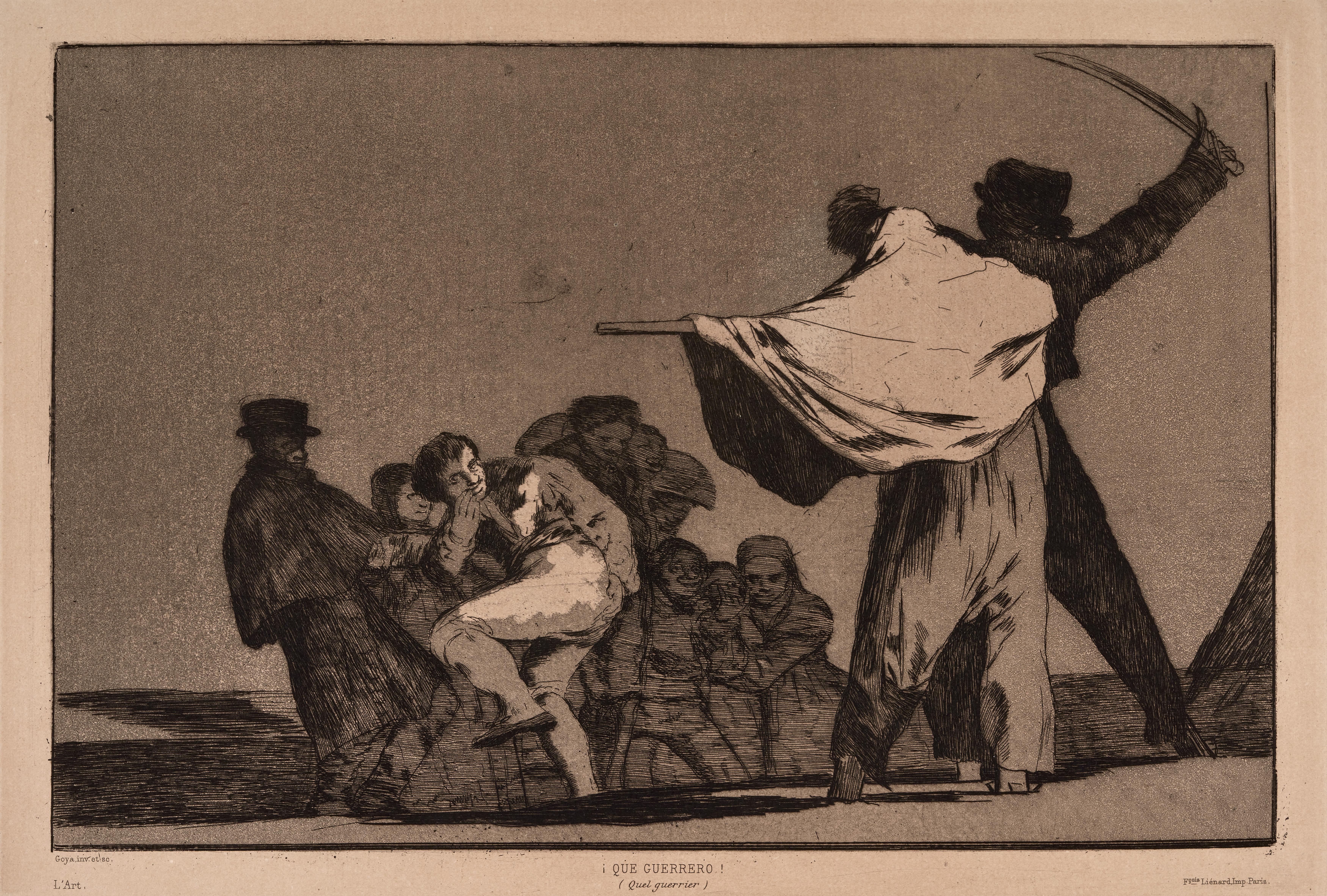 Disparate conocido / ¡Qué guerrero! [Well-known Folly / What a Warrior!]