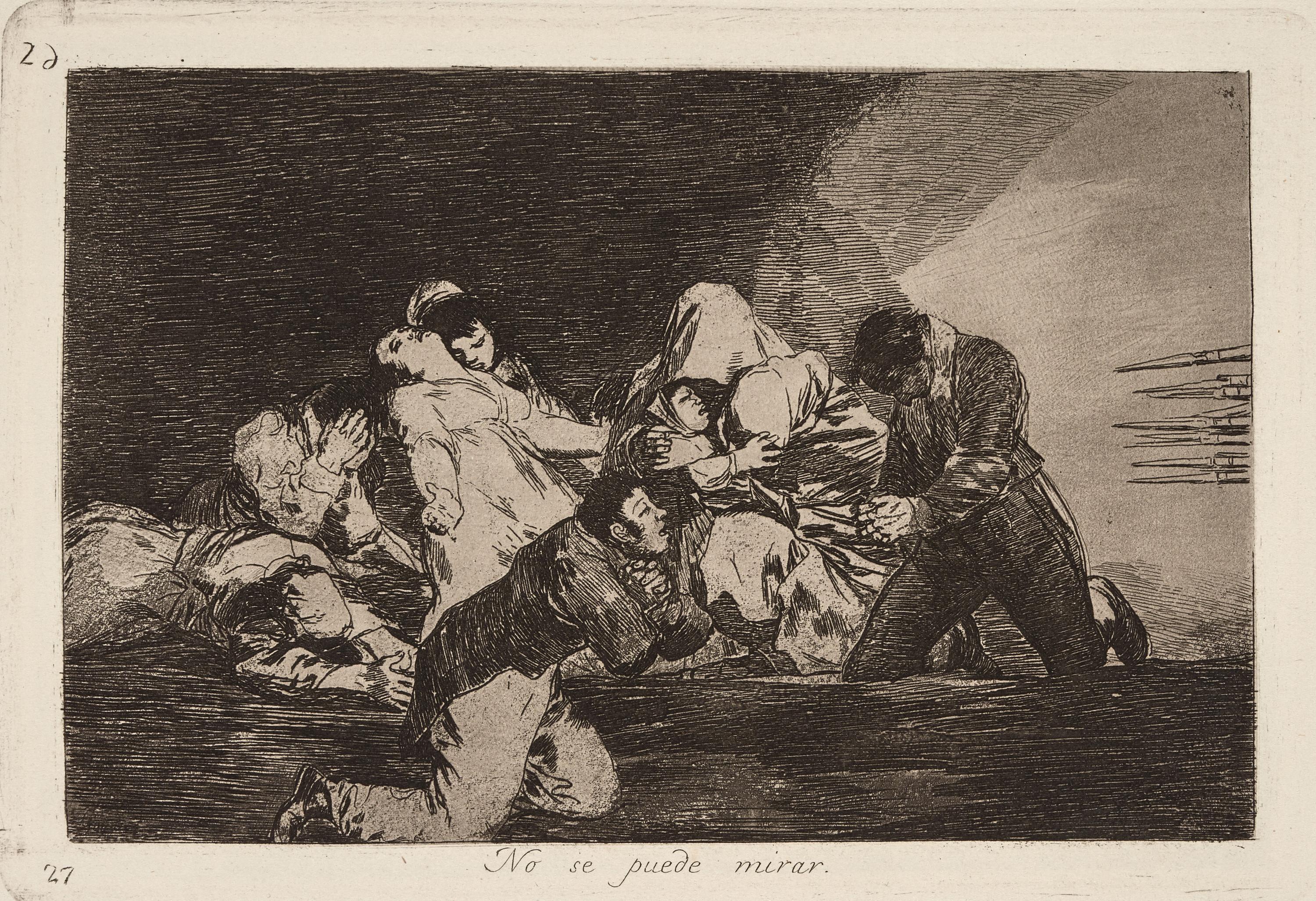 No se puede mirar [One cannot look]