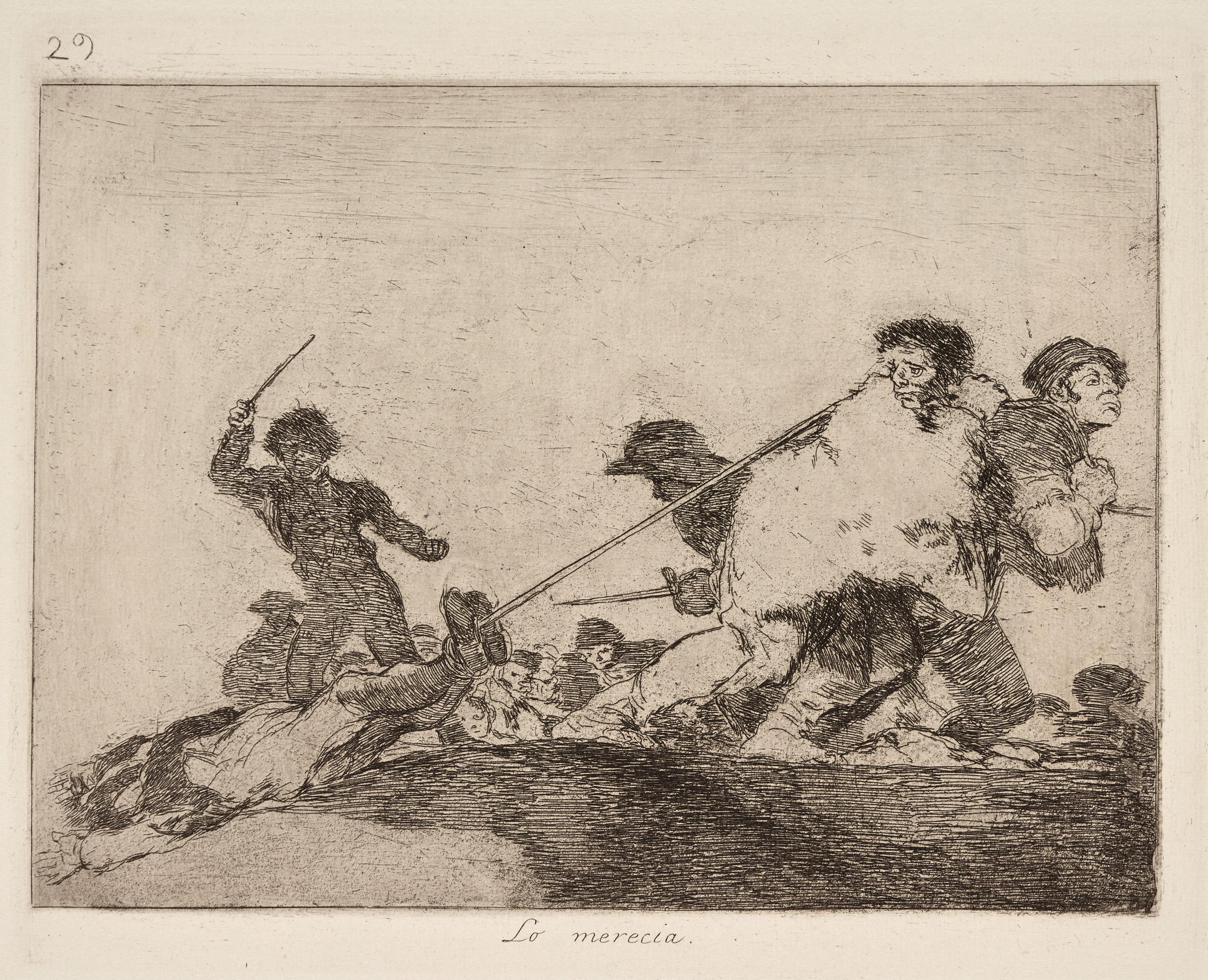 Lo merecia [He deserved it]