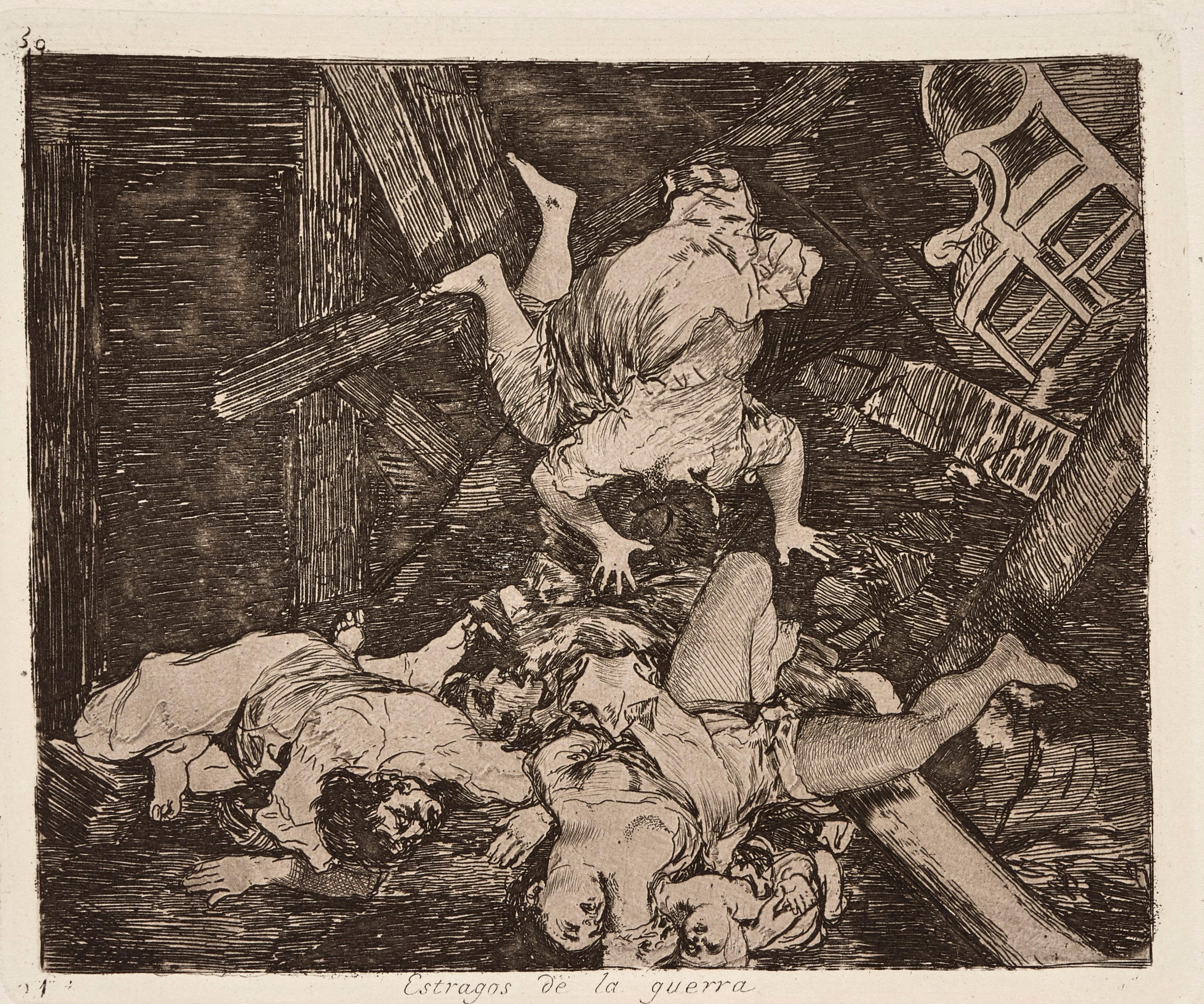 Estragos de la guerra [Ravages of war]