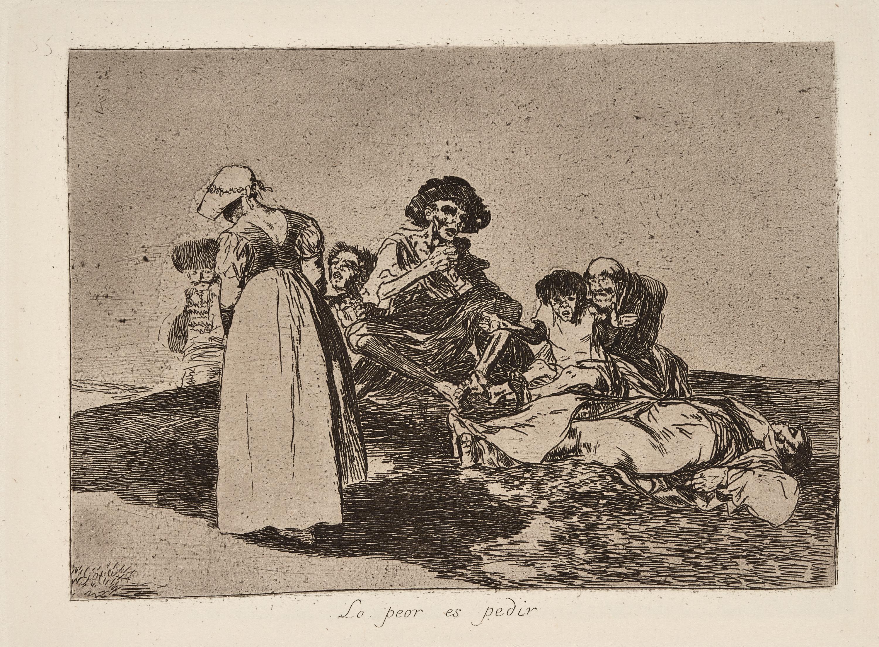 Lo peor es pedir [The worst is to beg]