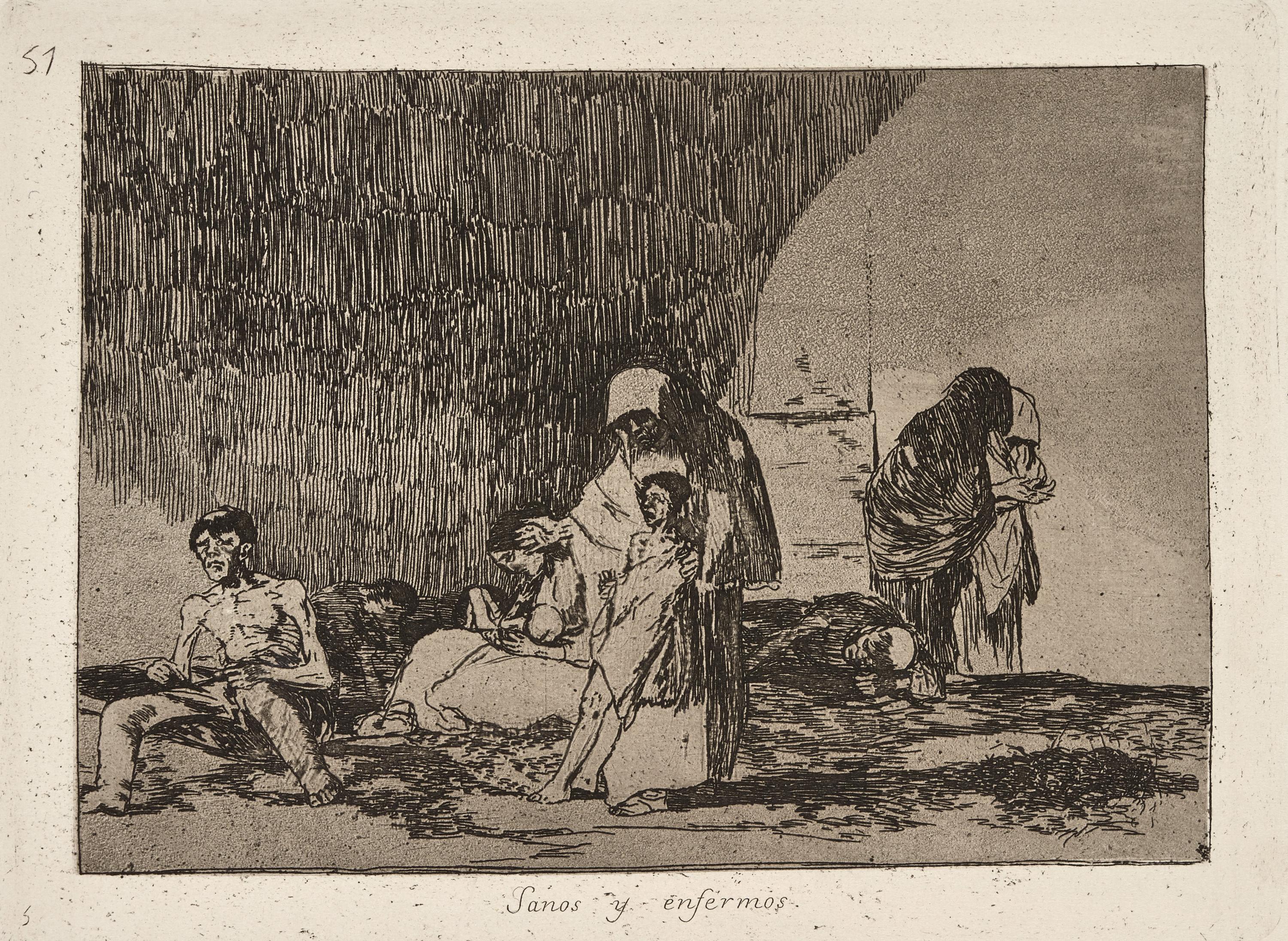 Sanos y enfermos [The healthy and the sick]