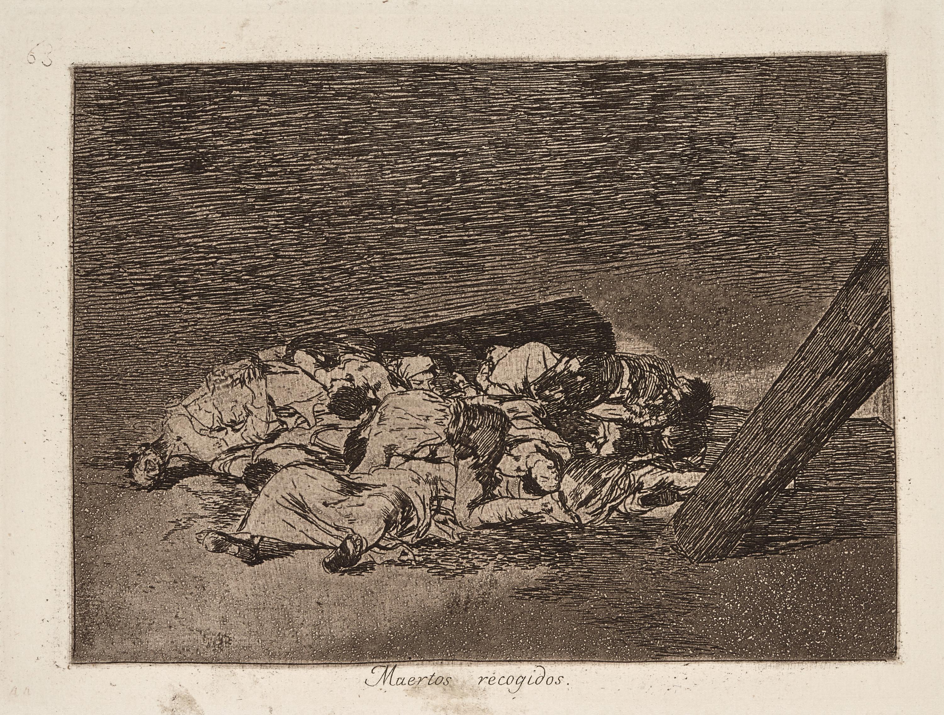 Muertos recogidos [Harvest of the dead]