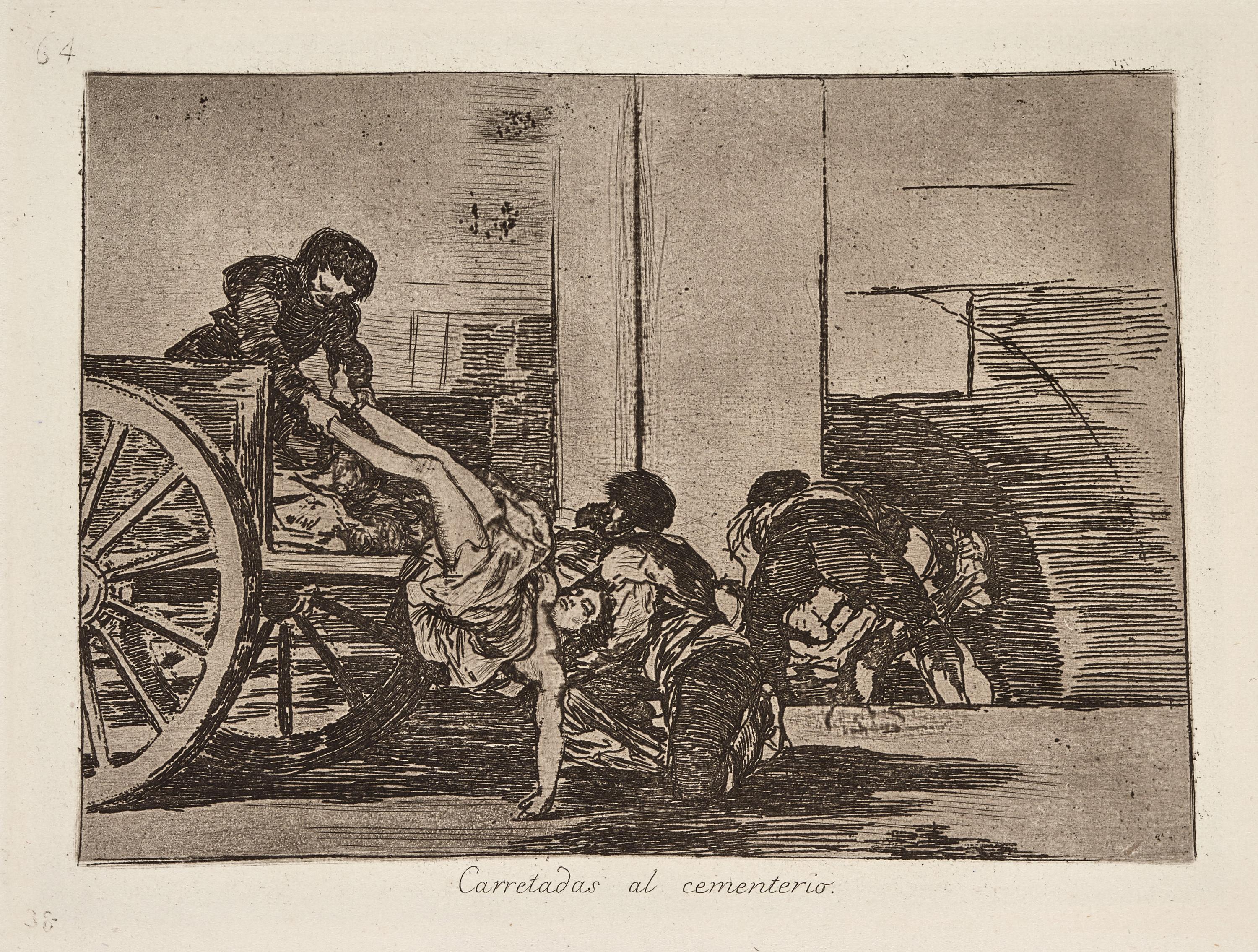 Carretadas al cementerio [Cartloads to the cemetery]