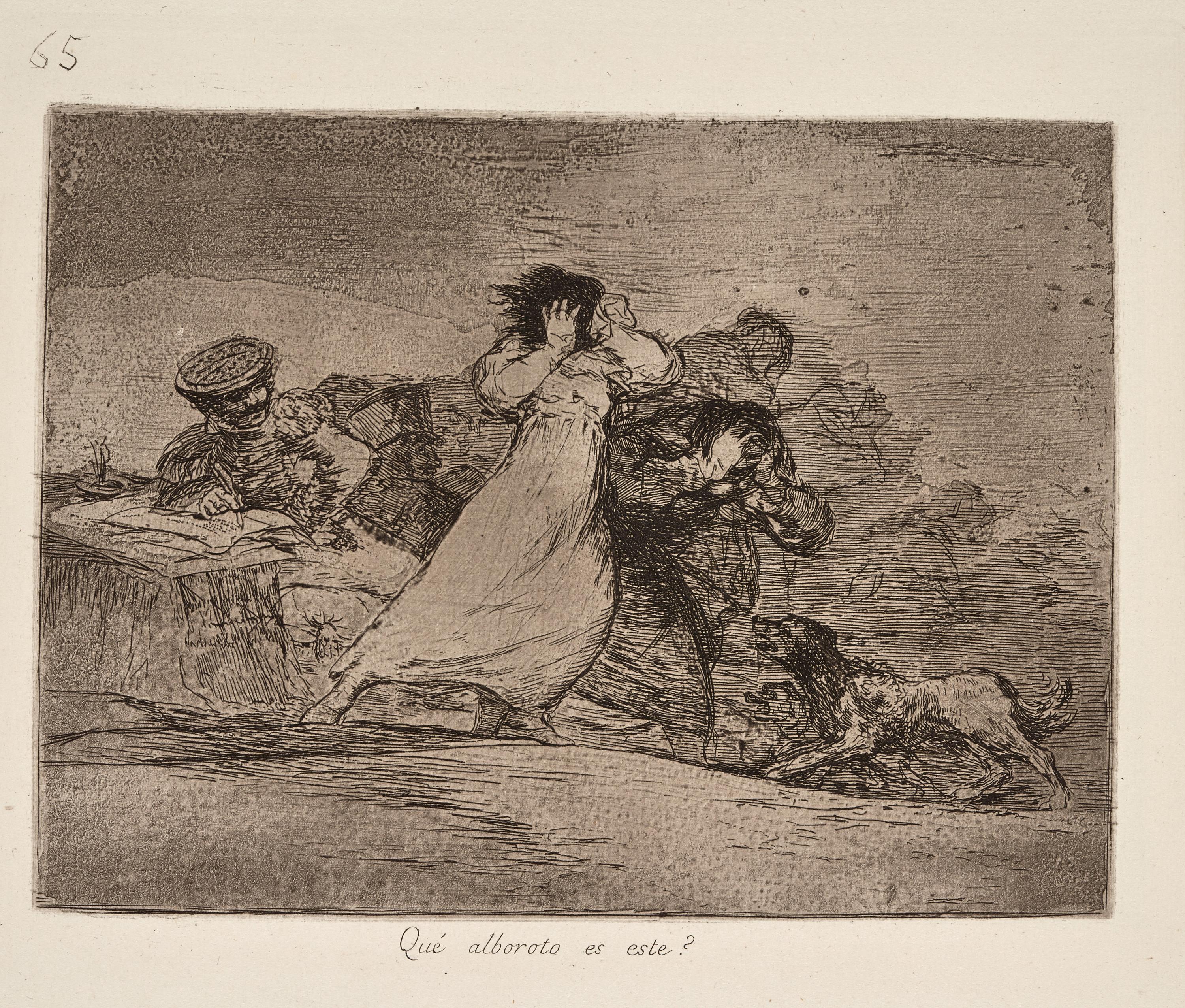 Qué alboroto es este? [What is the hubbub?]