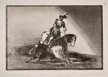 Carlos V lanceando un toro en la plaza de Valladolid [Charles V Spearing a Bull in the Ring at Valladolid]