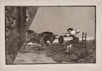 Temeridad de Martincho en la plaza de Zaragoza [The Daring of Martincho in the Ring at Saragossa]