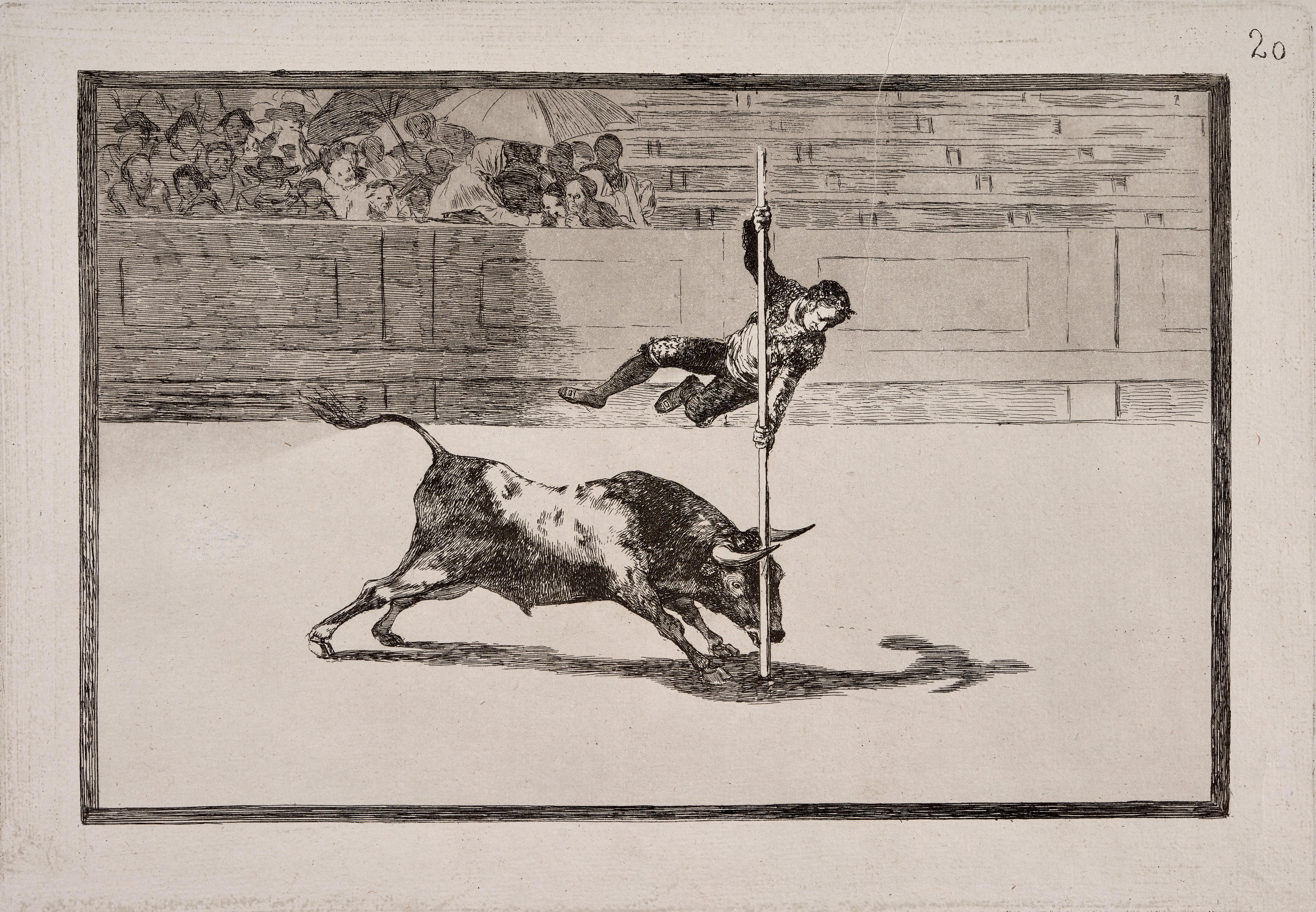 Ligereza y atrevimiento de Juanito Apiñani en la de Madrid [The Agility and Audacity of Juanito Apinani in the Ring at Madrid]