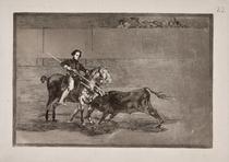 Valor varonil de la célebre Pajuelera en la de Zaragoza [Manly Courage of the Celebrated Pajuelera in the Ring at Saragossa]