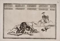 Echan perros al toro [They Loose Dogs on the Bull]