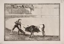 Pedro Romero matando á toro parado [Pedro Romero Killing the Halted Bull]