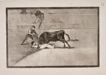 La desgraciada muerte de Pepe Illo en la plaza de Madrid [The Unlucky Death of Pepe Illo in the Ring at Madrid]