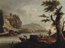 Paisaje con castillo