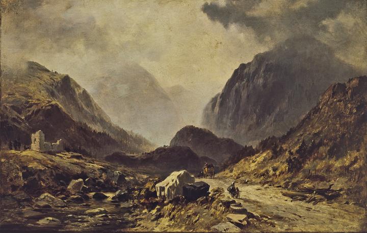 Paisaje Montañoso - George Elgar Hicks (c. 1850)
