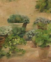 Macetas del pórtico