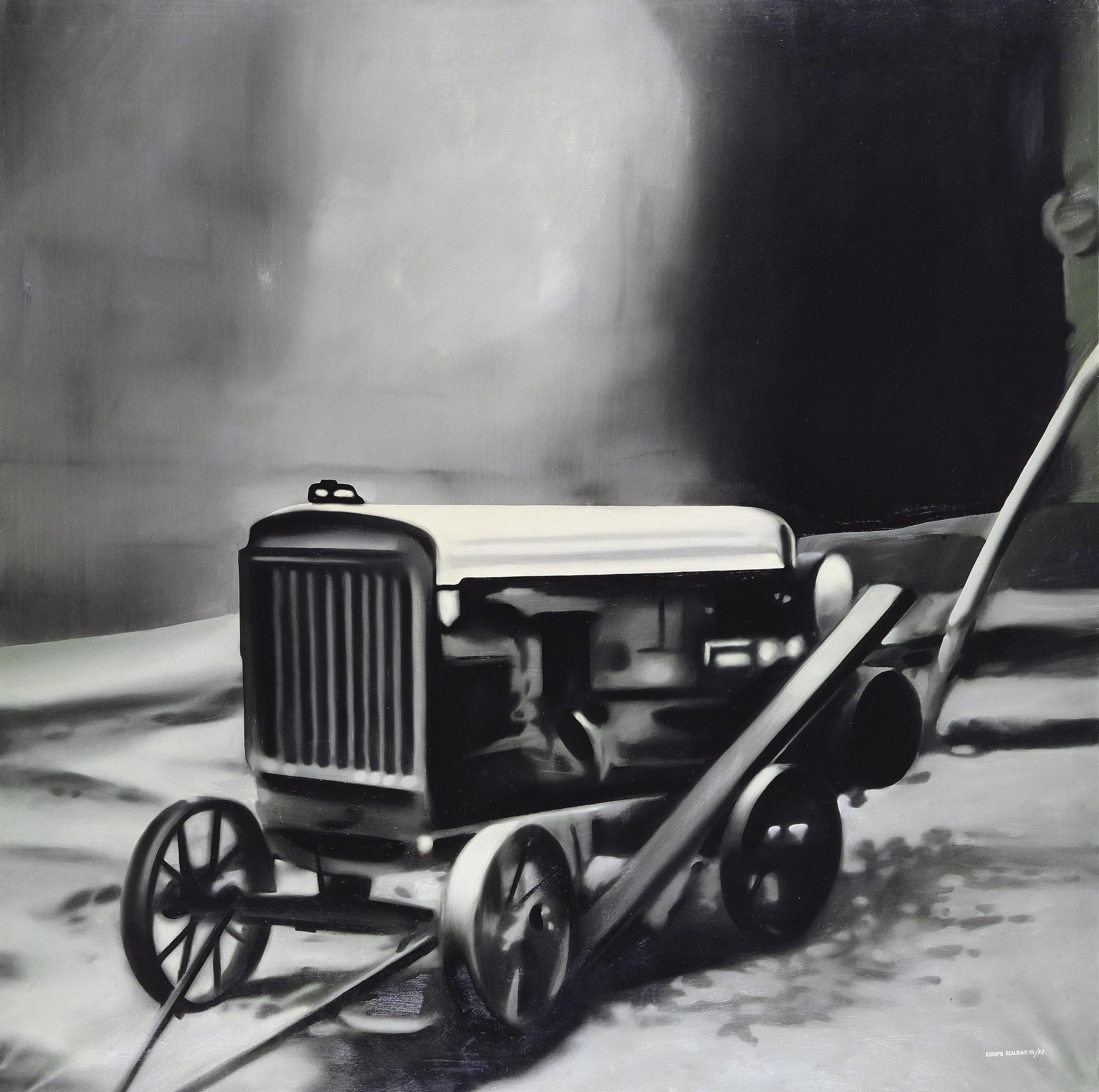 Compresor utilizado para la voladura del lado oeste del Alcázar de Toledo en septiembre de 1936