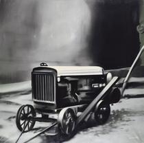 Compresor utilizado para la voladura del lado oeste del Alcázar de Toledo en septiembre de 1936