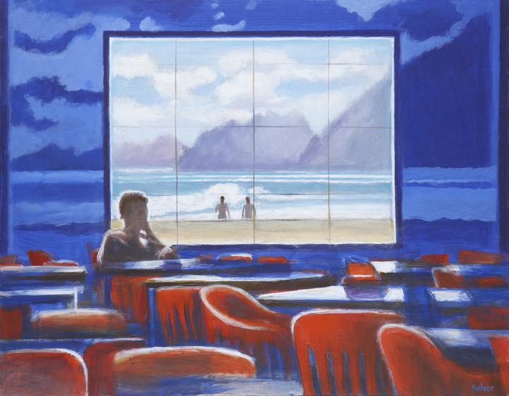 Café en la playa